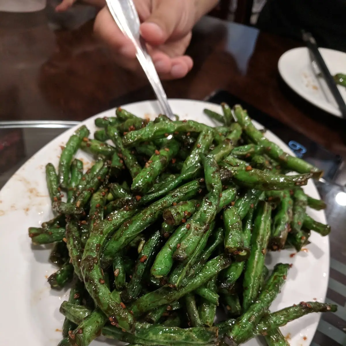 dry sautéed string bean 干煸四季豆
